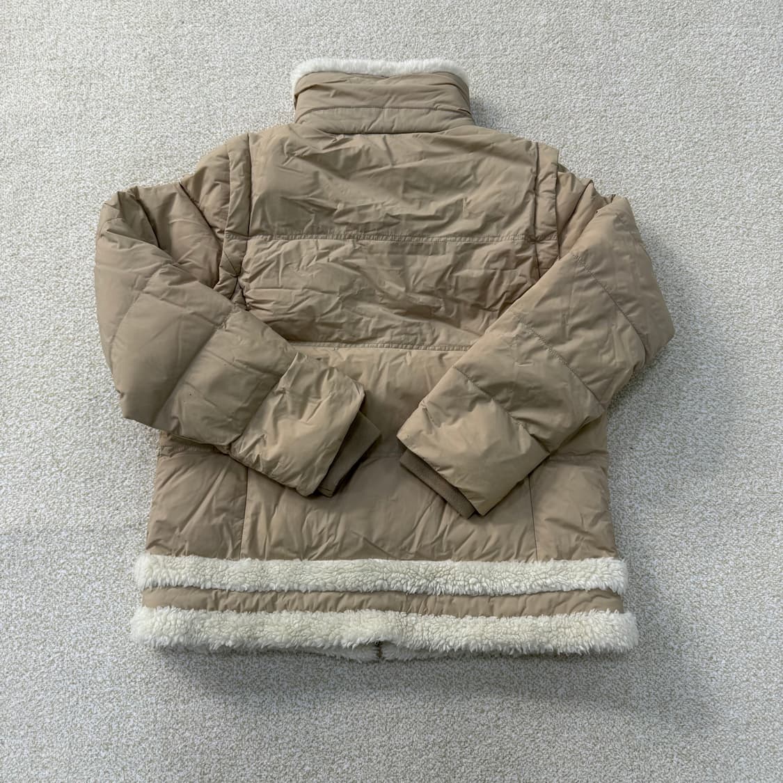 [100] 벤제프 여성 구스다운 양털 카라 패딩 0106T1 상품이미지2