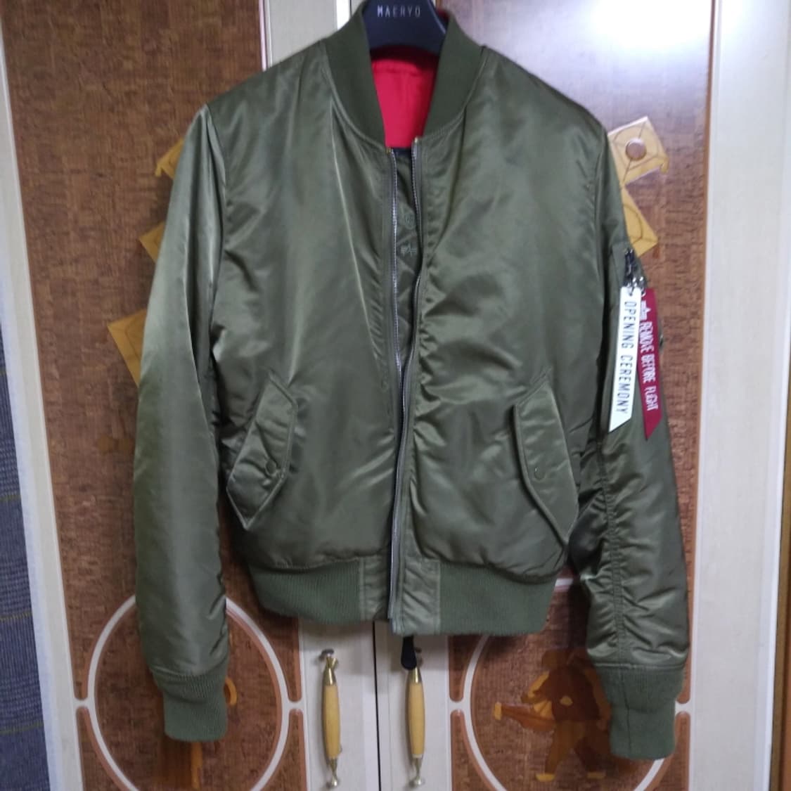 알파인더스트리 x 오프닝세레모니 MA-1 자켓 상품이미지4