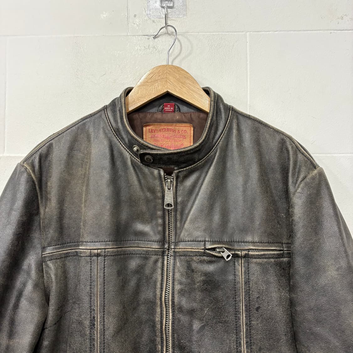 90 's 리바이스 가죽자켓 상품이미지2