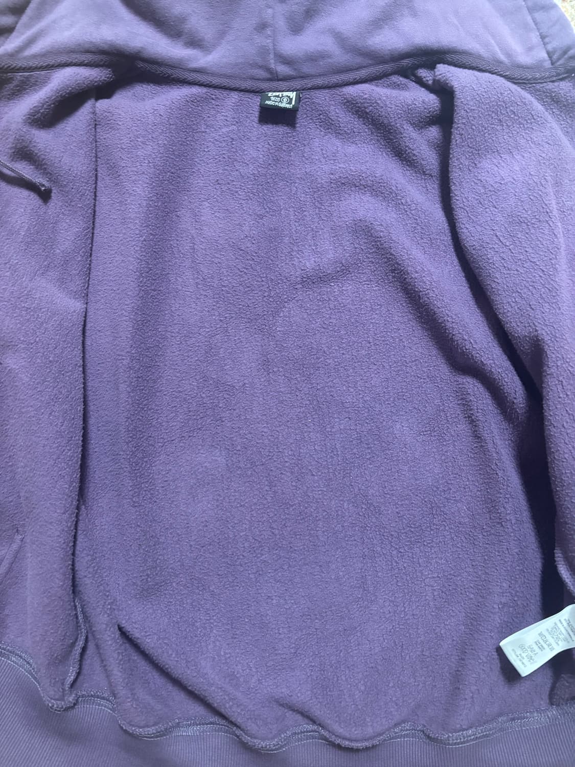 스투시 돌리 후드집업 퍼플 S 상품이미지10