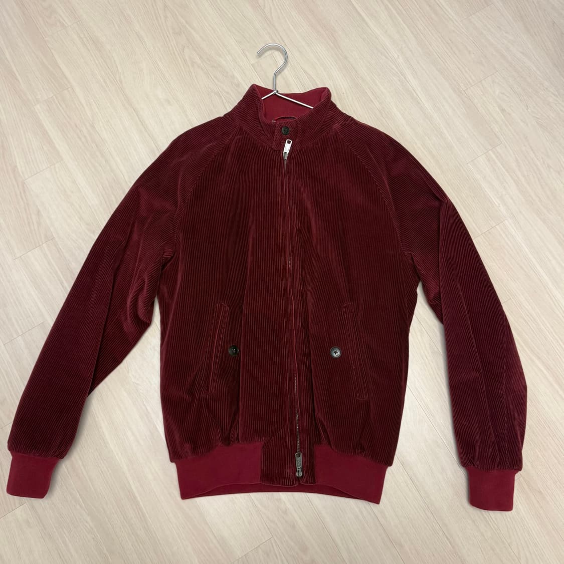 바라쿠타 baracuta 코듀로이자켓 버건디 42사이즈 상품이미지1