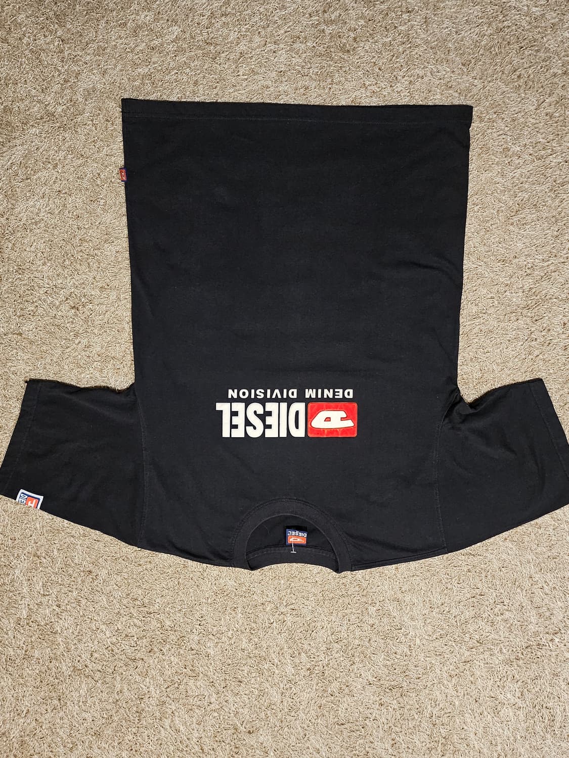 일본(XL-100) 90’s 디젤 데님 디비전 오리지널 원판 로고 티셔츠 상품이미지2