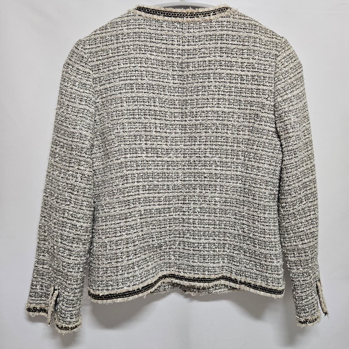Japan Vintage Fredy Emue 미니멀 트위드 자켓 XS 상품이미지6