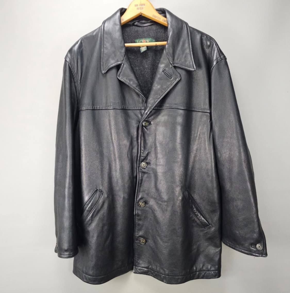 올드 제이크루 래더 카코트 j crew leather car coat 상품이미지1
