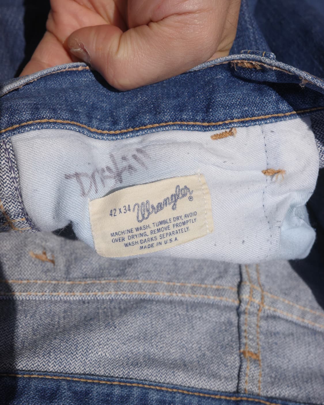 70s wrangler 플레어 데님 팬츠 상품이미지4