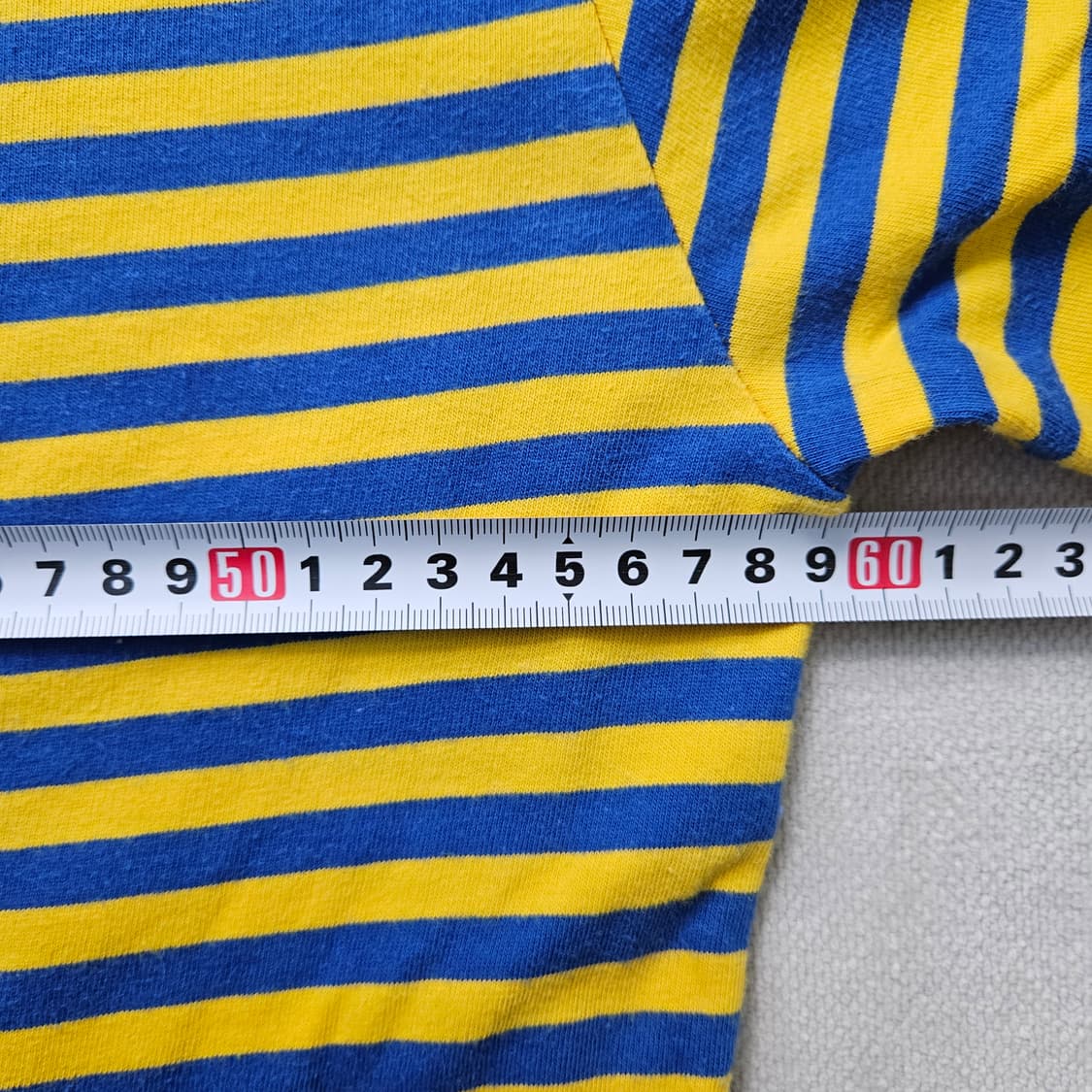 실측확인 빈티지 스트라이프 티셔츠 0306Y 상품이미지5