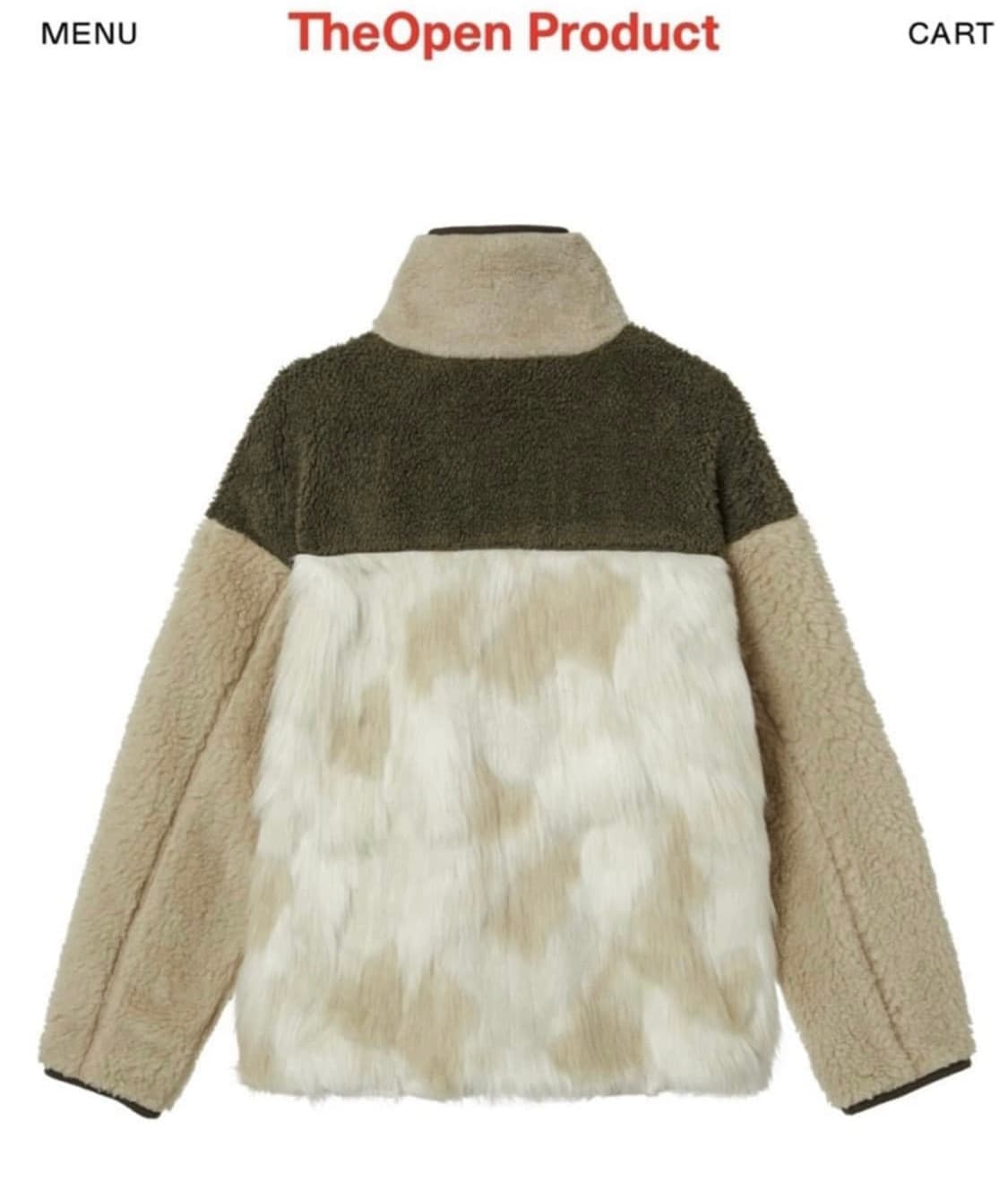 (오늘만급처)더오픈프로덕트 폭스퍼 후리스 상품이미지3