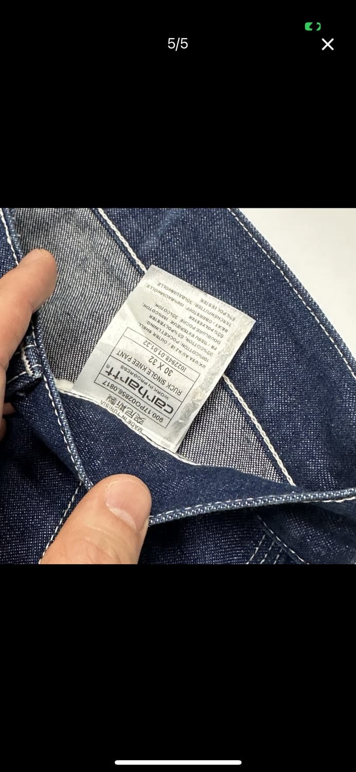 32X30] 칼하트 싱글니 카펜터 팬츠 상품이미지5