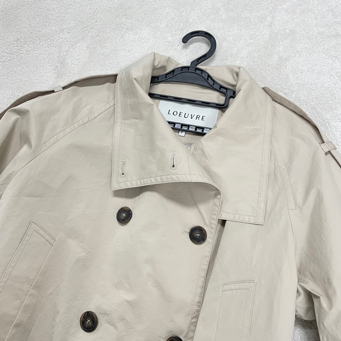 루에브르 2024 더블브레스티드 트렌치 자켓 상품이미지8