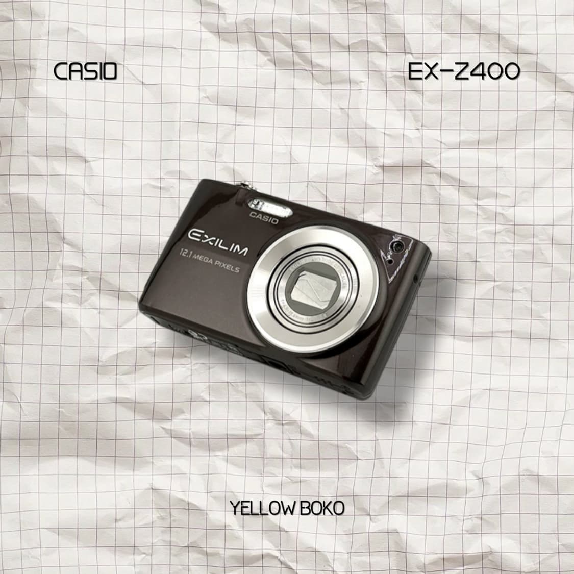 [수채감성] CASIO 카시오 엑슬림 EX-Z400 레트로 디지털 카메라 상품이미지1