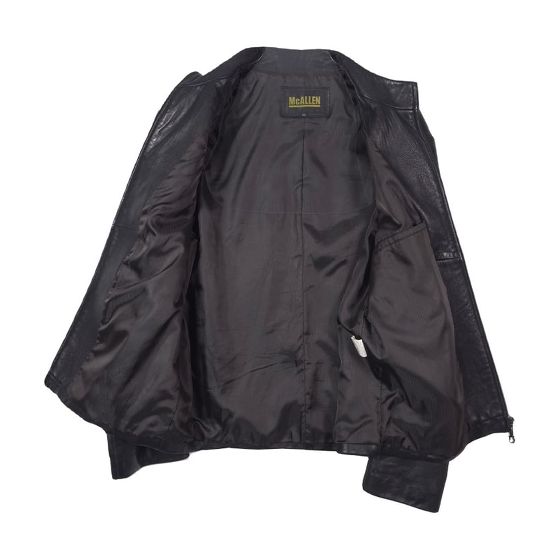 MCALLEN 미니멀 리얼 양가죽 집업 자켓 2XL 상품이미지2
