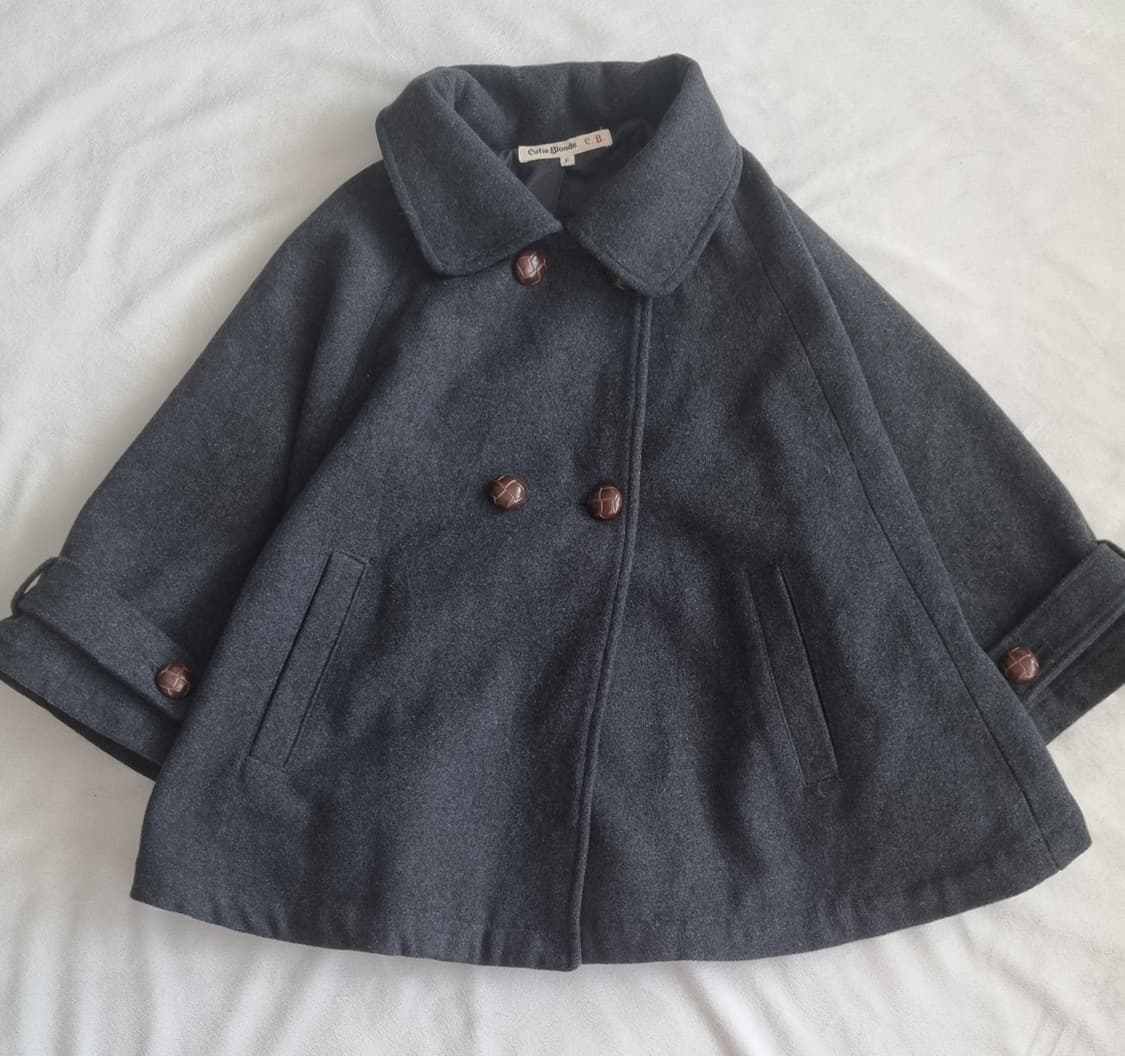 빈티지 모리걸 하구미 케이프 망토 코트 상품이미지1