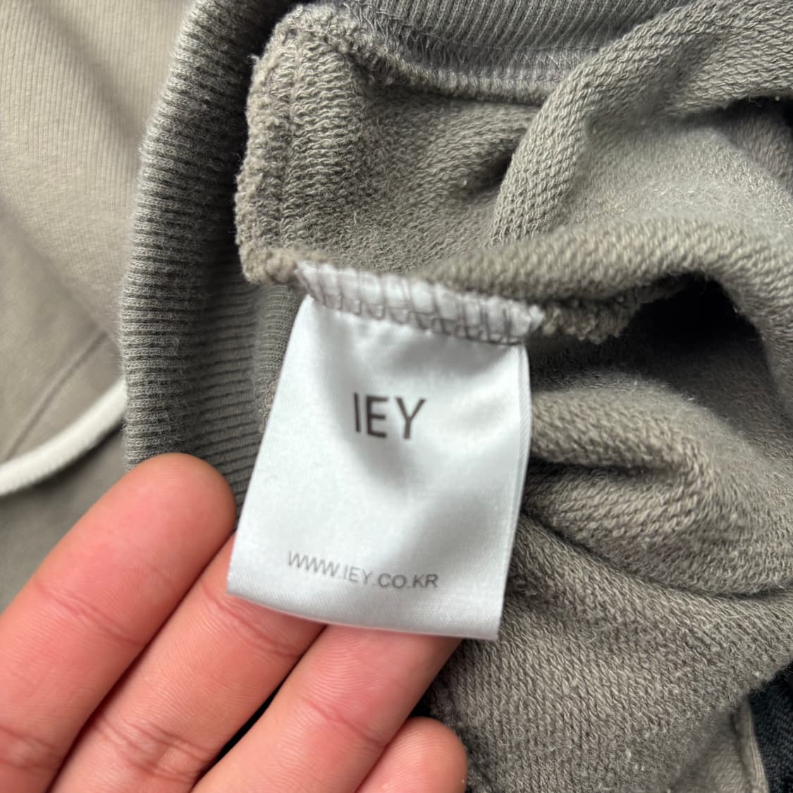 IEY 이에이 아이덴티티 후드집업 M 상품이미지8