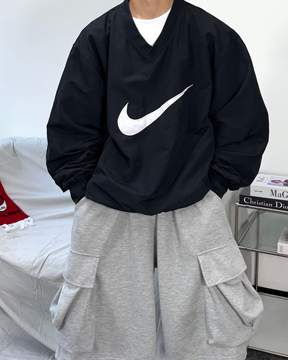 나이키 빅스우시 블랙 웜업 L 상품이미지1