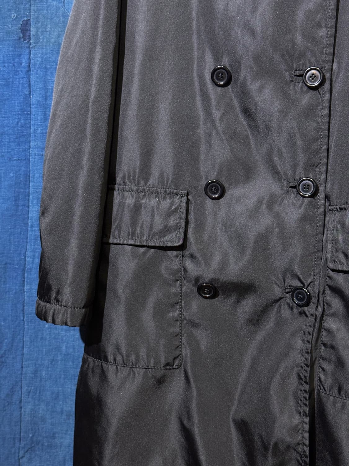 44-55 ) PRADA Double Breasted Nylon Coat 상품이미지5