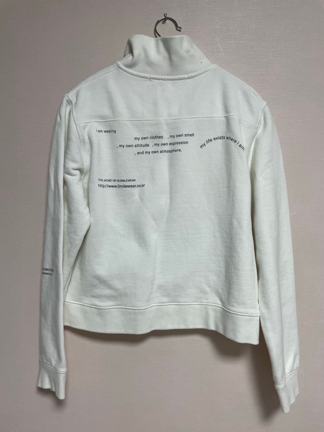 영마일웨어 집업 화이트 상품이미지2