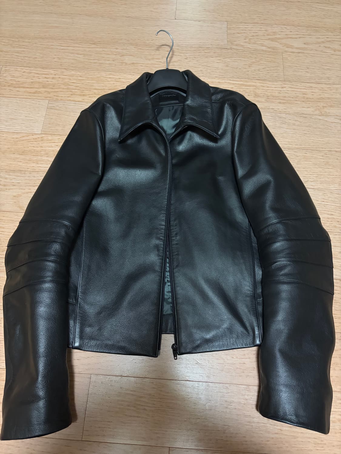 (2) 머듈 레더 자켓 블랙 상품이미지1