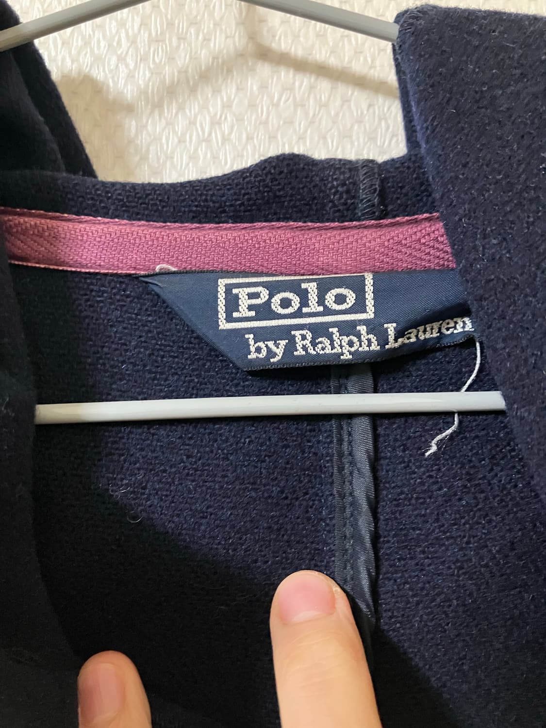 90s 폴로 랄프로렌 울 후디 코트 상품이미지3