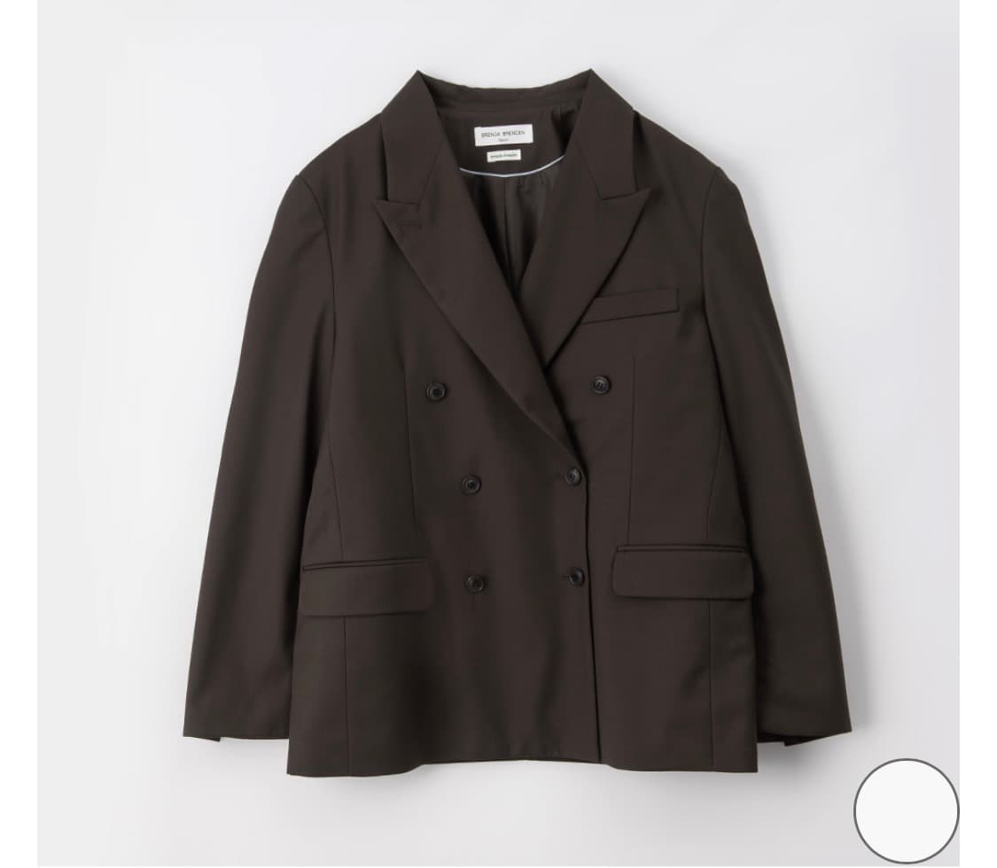 브렌다브랜든서울 peaked lapel double jacket 상품이미지2