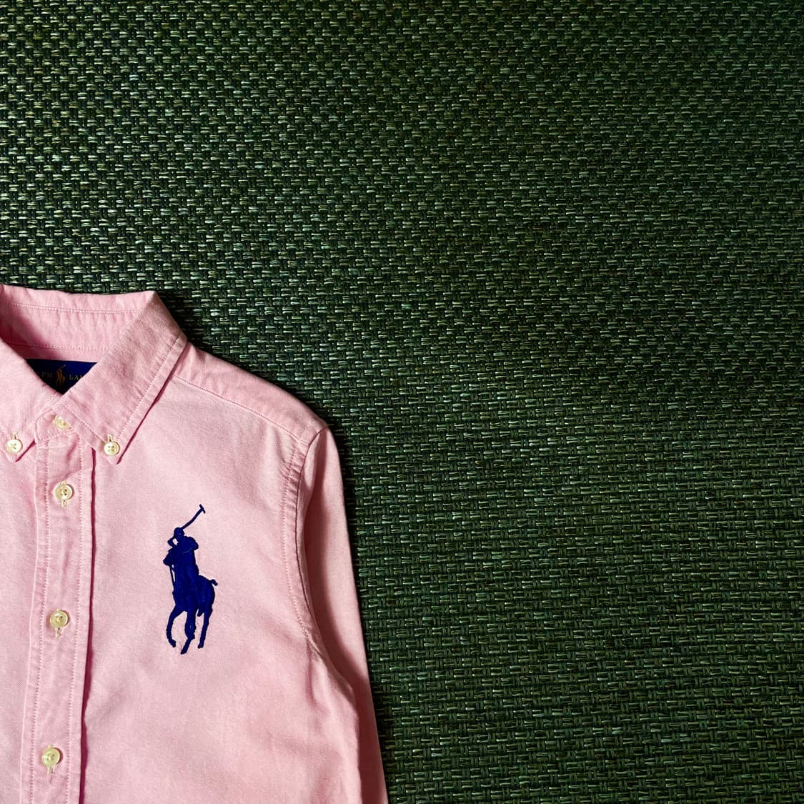 폴로랄프로렌 키즈 빅포니 핑크 긴팔 셔츠 6 상품이미지3