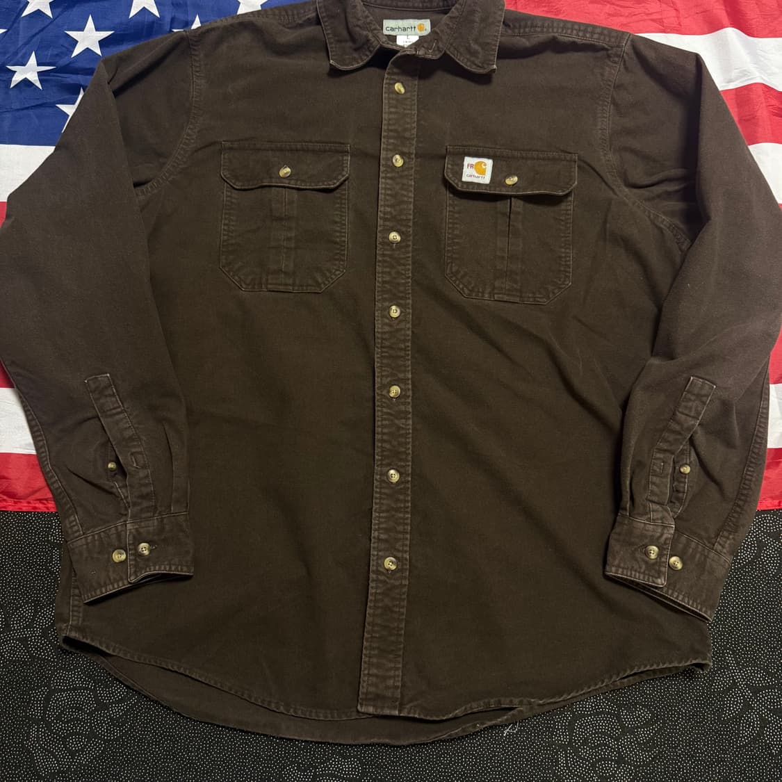 carhartt 칼하트 리메이크 워크 울 셔츠 - no,5 상품이미지3