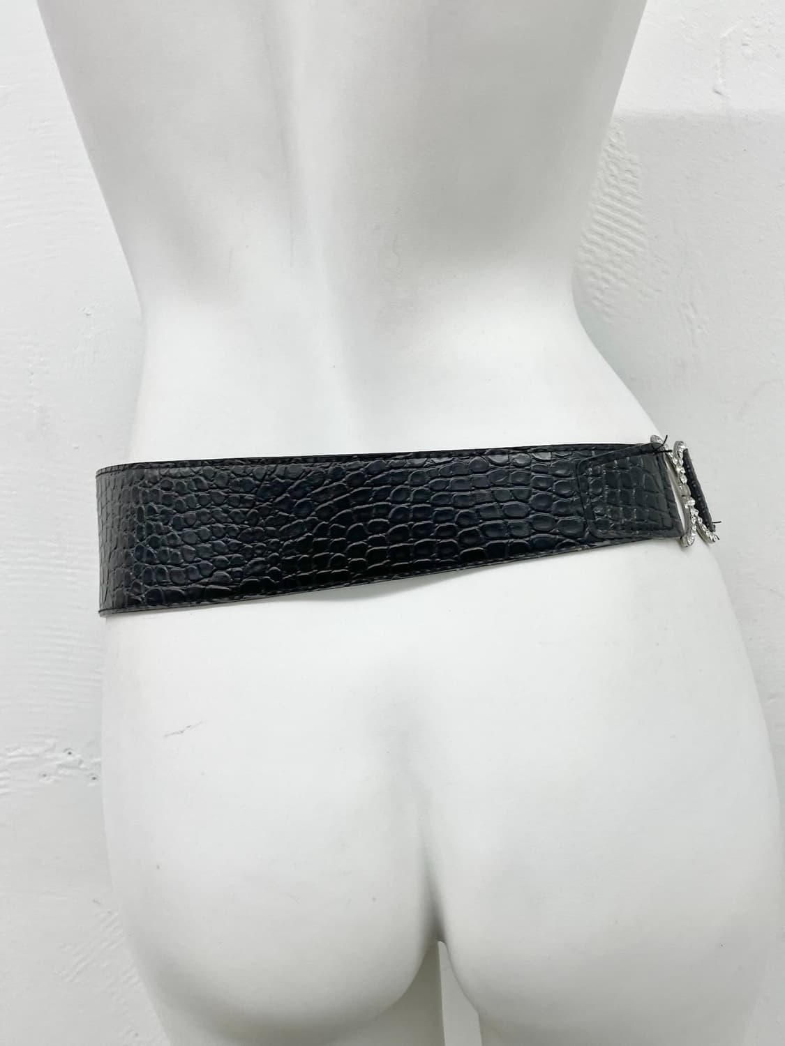 락시크 큐빅 와이드 벨트 상품이미지3