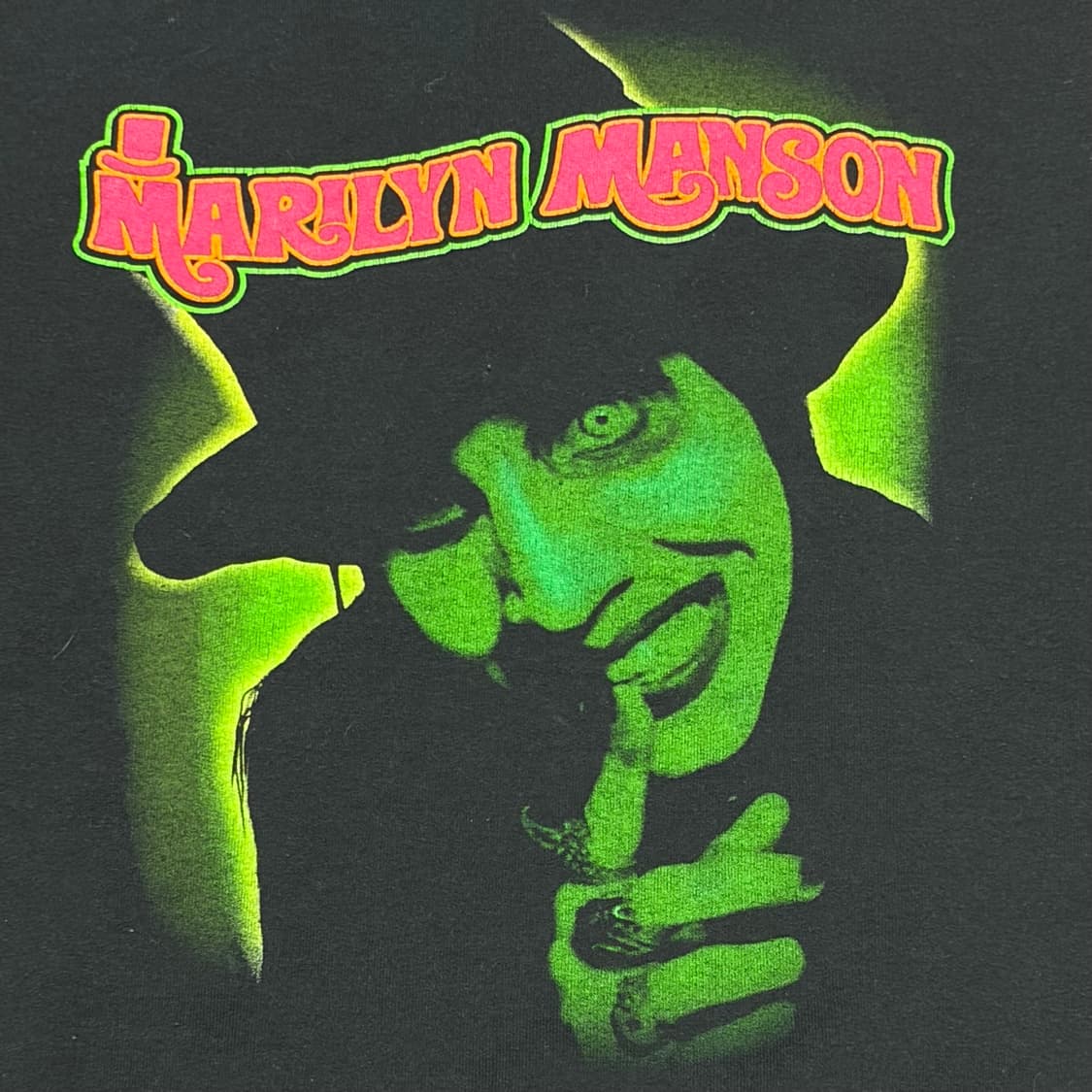미국 빈티지 마릴린 맨슨 굿즈 후드티 락티 밴드티 상품이미지3