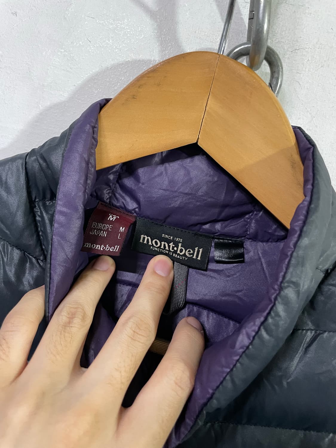 몽벨 구스 다운자켓 경량패딩 슈페리어 스타일 L 사이즈 상품이미지6