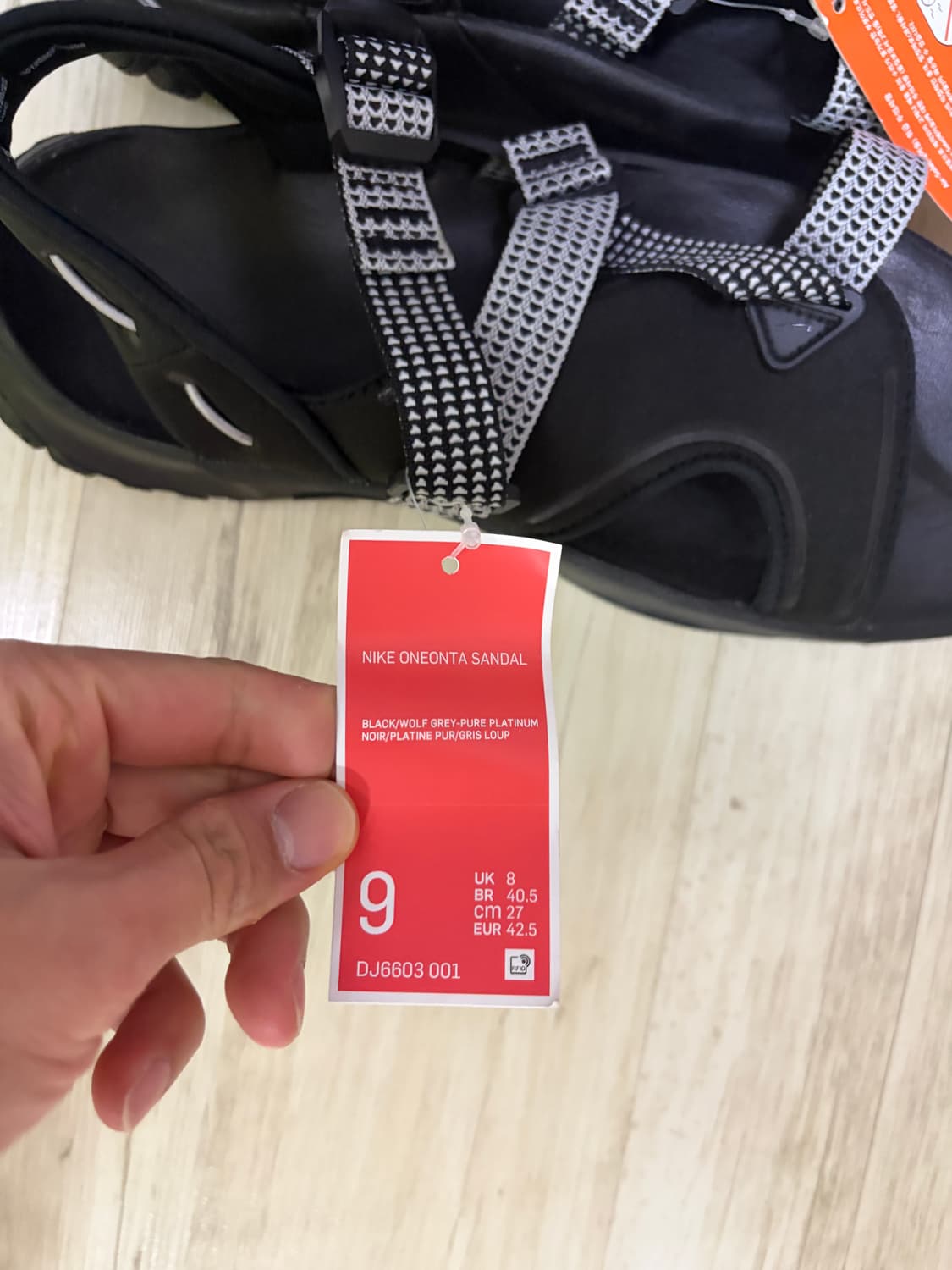 [270] 나이키 ONEONTA 샌들 블랙 새상품 상품이미지3