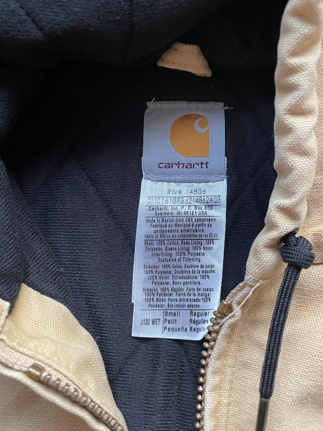 칼하트 j130 WET 액티브 샌드스톤 빈티지 carhartt 상품이미지3