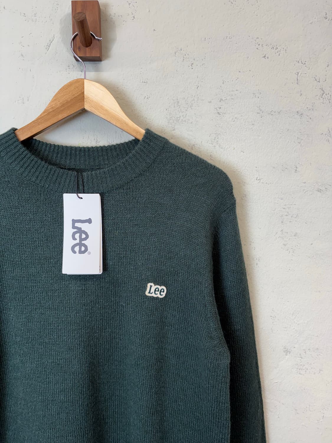 새상품 Lee 리 딥그린 니트 상품이미지2
