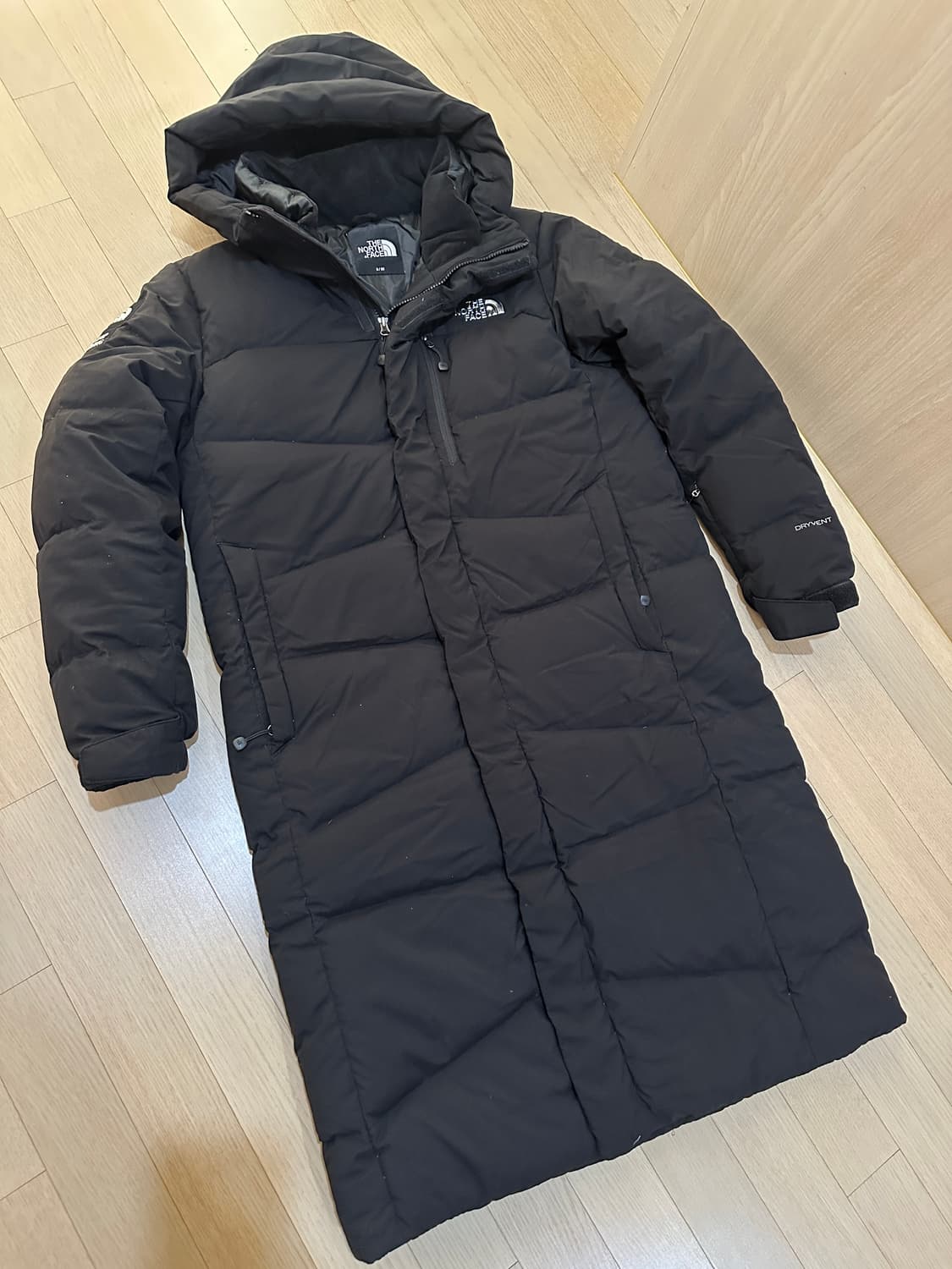 노스페이스 구스다운 거위털 롱패딩 90(S) 공용 상품이미지1