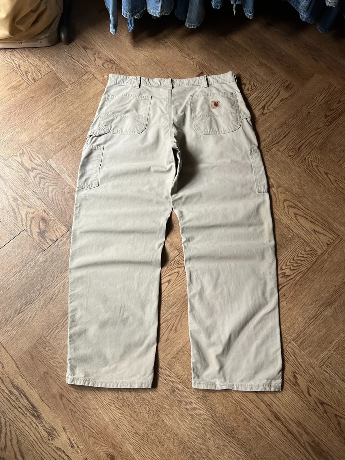 [38]칼하트 USA 탄 싱글니 카펜터 워크 팬츠 상품이미지1