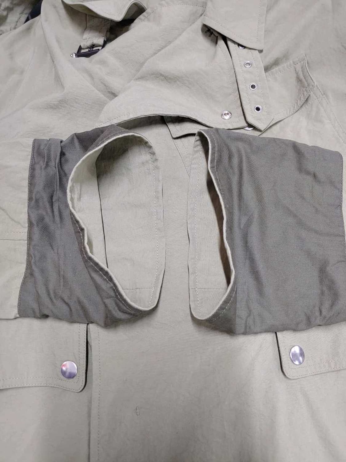 이자벨마랑 블랙라벨 벨티드 트렌치 코트 카키 오버핏 여성38 상품이미지4