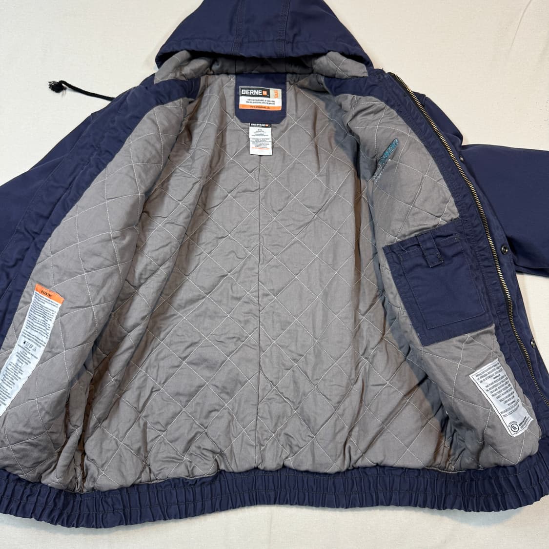 XXL) BERNE USA 빈티지 워크웨어 액티브 후드집업 자켓 상품이미지5