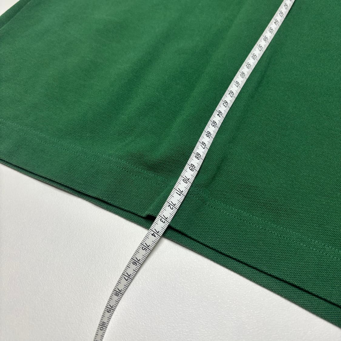 라코스테 피그먼트 그린 크록패치 하프버튼 트임 카라넥 PK 피케 반팔 상품이미지8