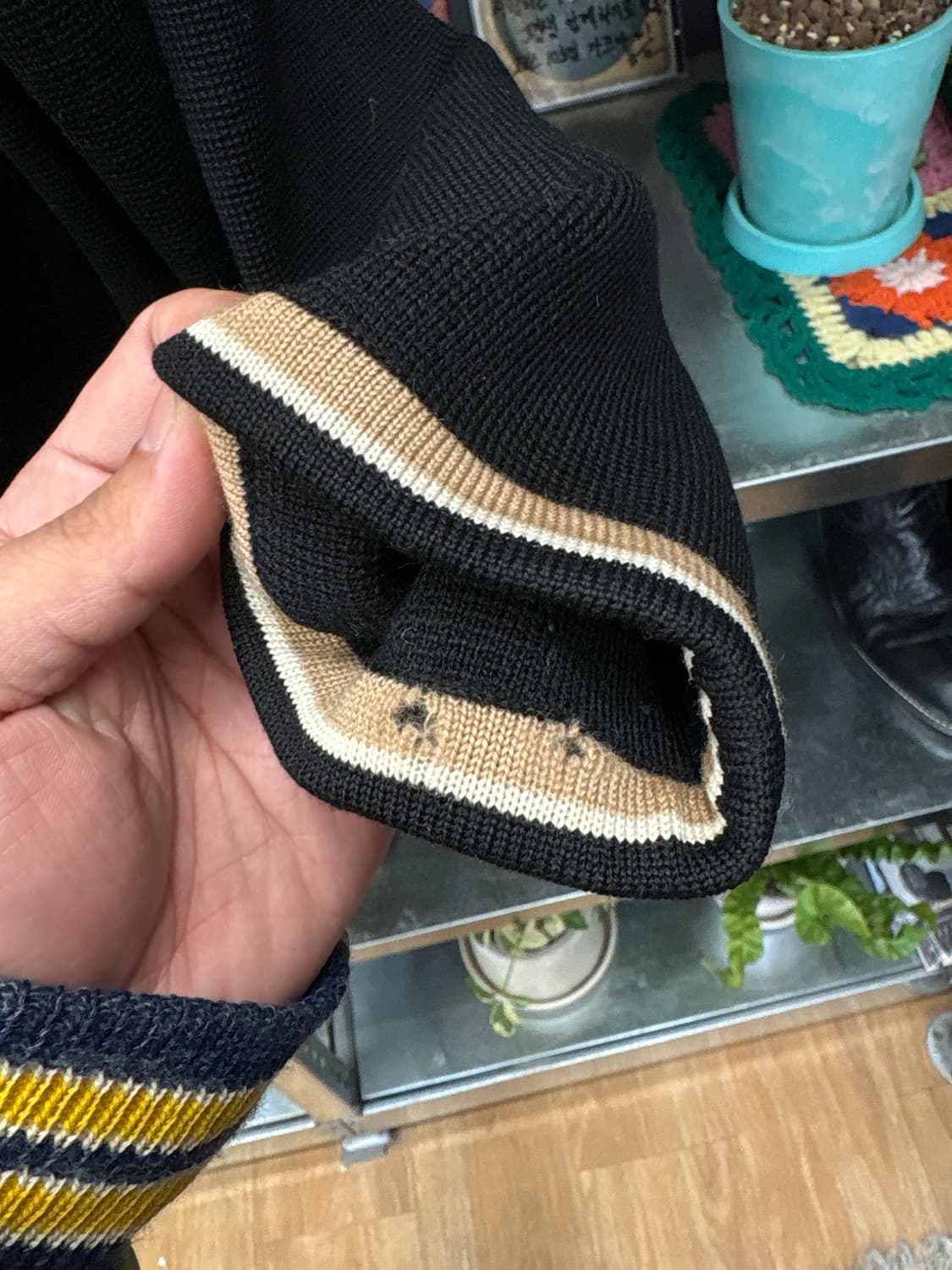 60's Hongkong Made 버진 울 집업 상품이미지6