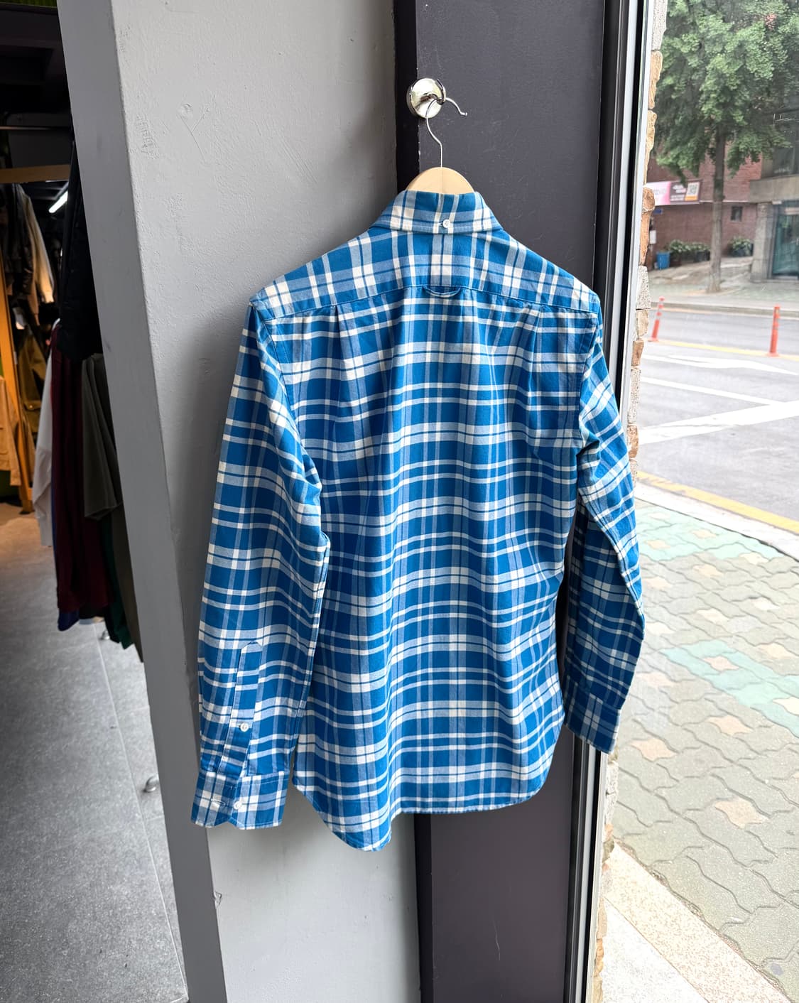 1/ 톰브라운 3선 이정재 체크셔츠 상품이미지7