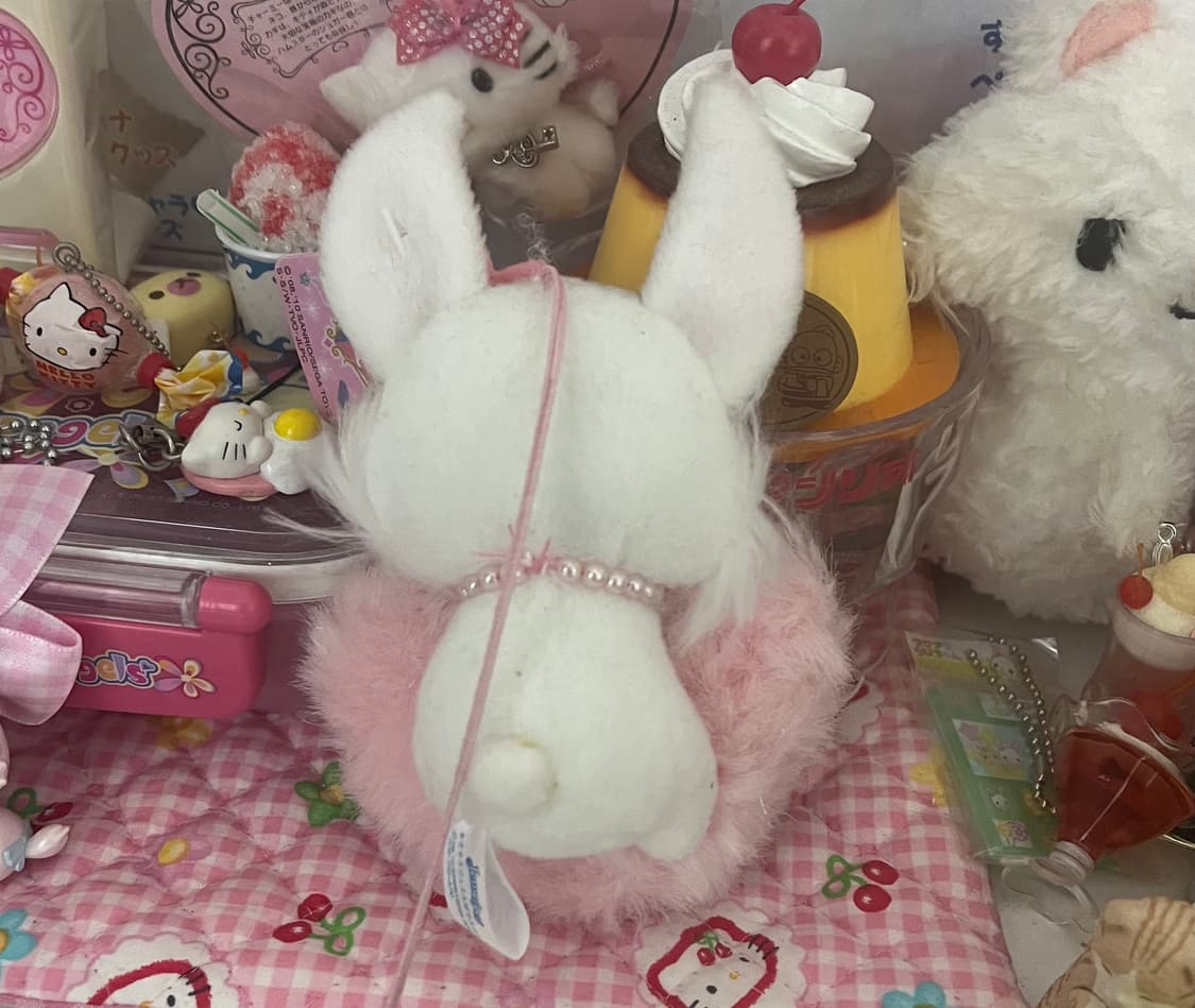 고전 쥬얼펫 루비 하트 큐빅 인형 폼폼이 키링 스트랩 산리오 산엑스 갸루 상품이미지3