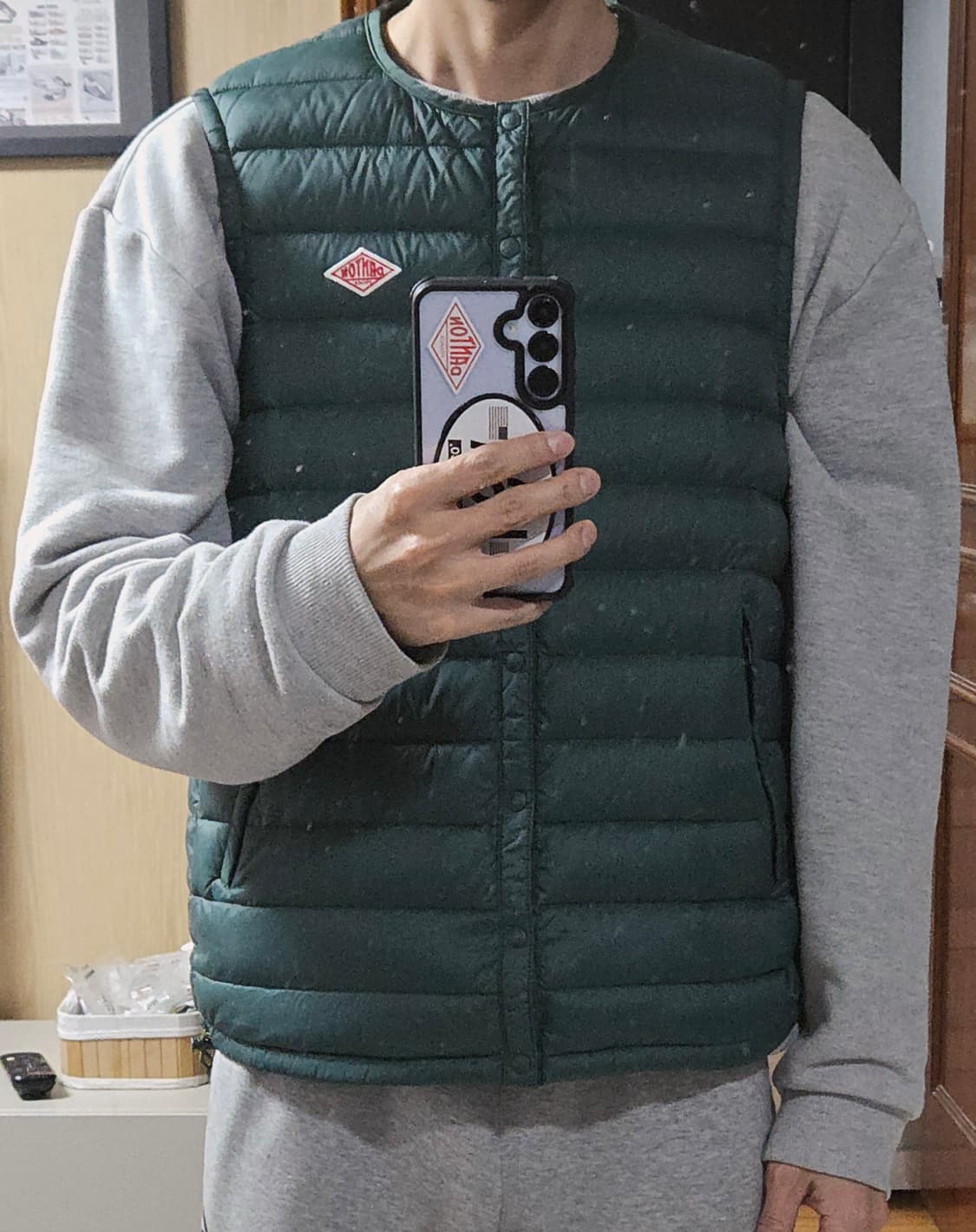 (착샷) 단톤 패딩 베스트 상품이미지8