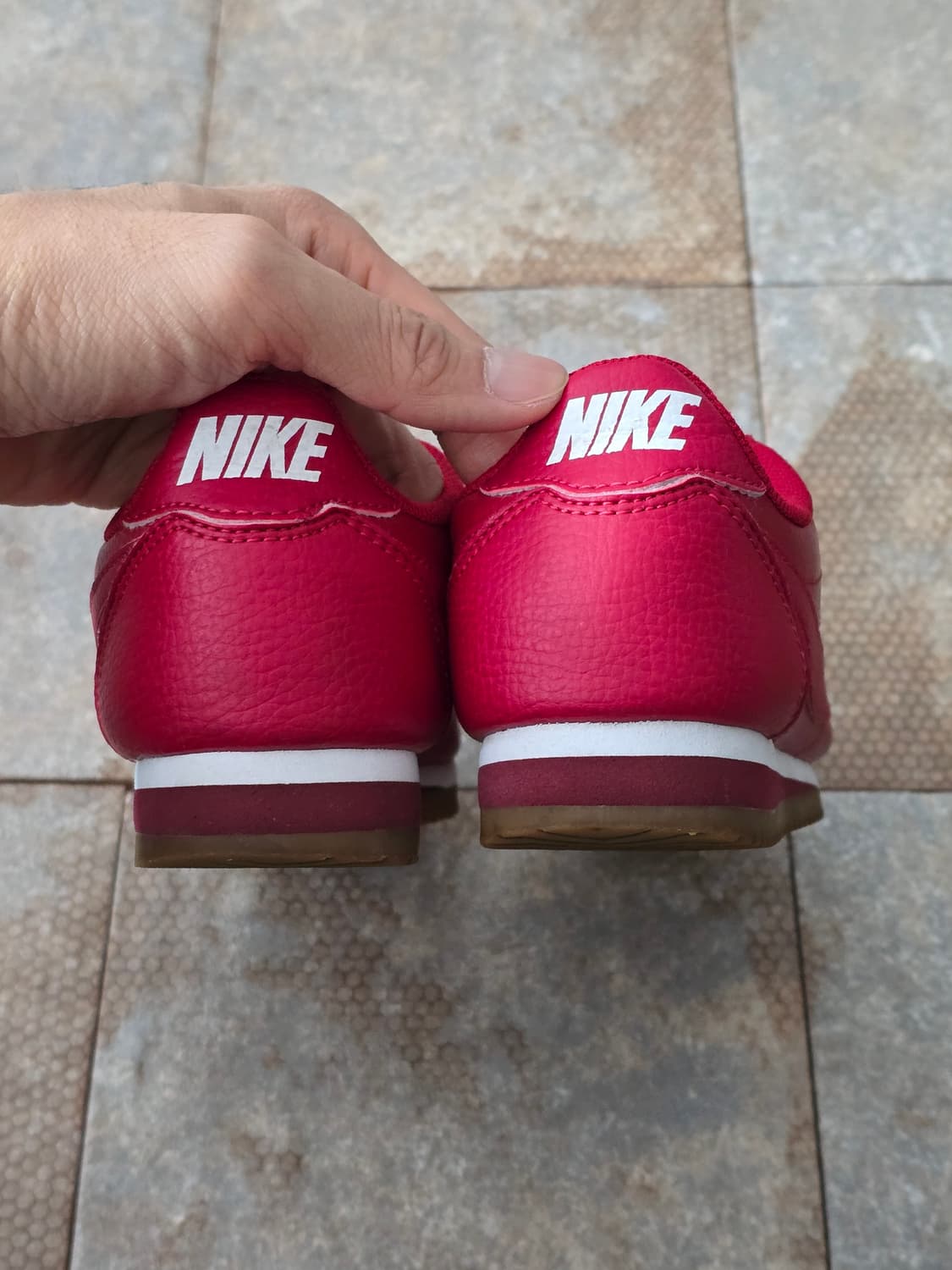 (225)나이키 코르테즈 레더 레드 상품이미지8