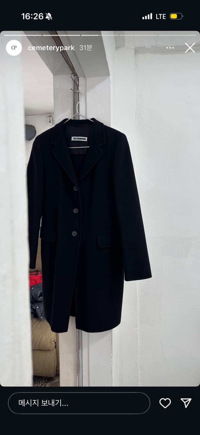 90’s Jil Sander coat 상품이미지1