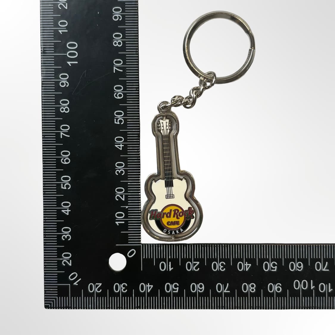 하드락카페 화이트기타키링 상품이미지2