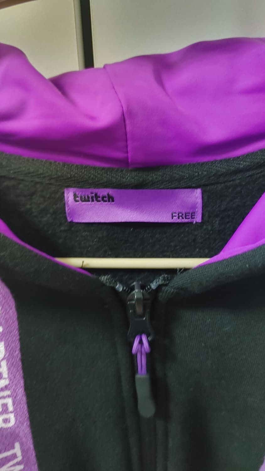 트위치 파트너 후드집업 프리사이즈 상품이미지3