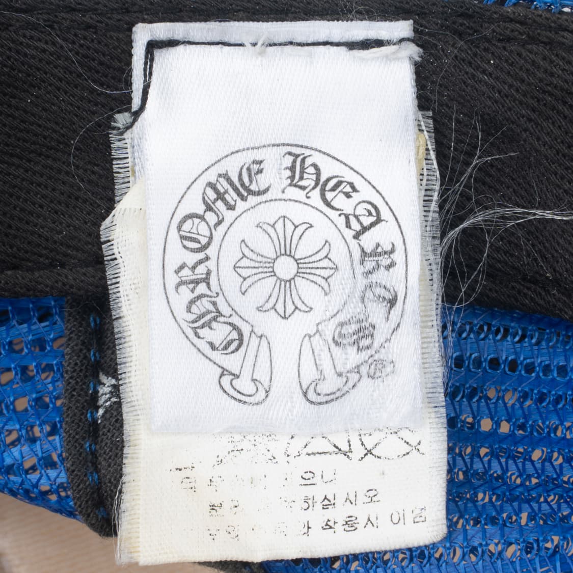 크롬하츠 CH 할리우드 트러커 캡 블루/화이트 상품이미지10