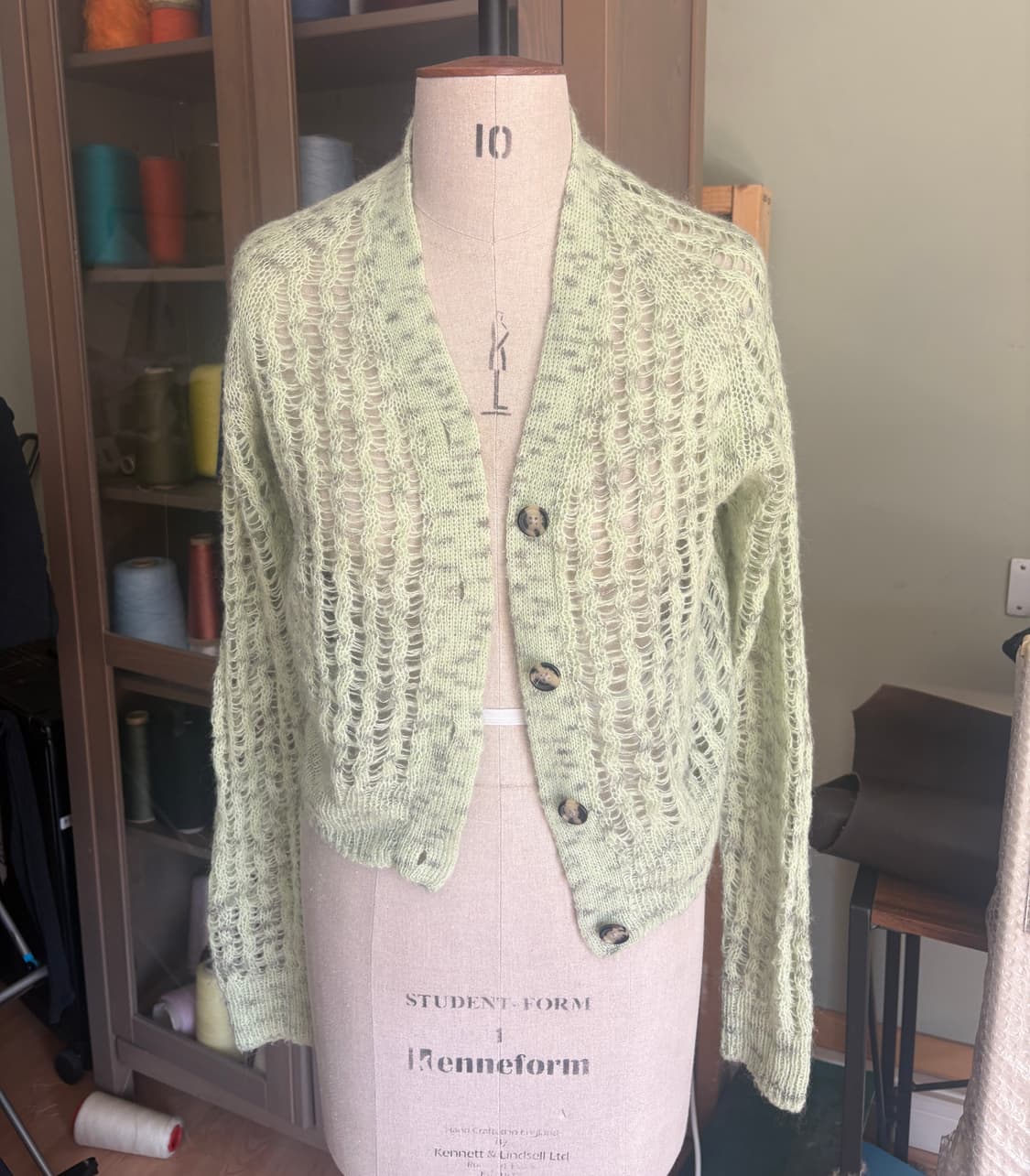 Acne Studios 모헤어+울 니트 가디건 상품이미지3