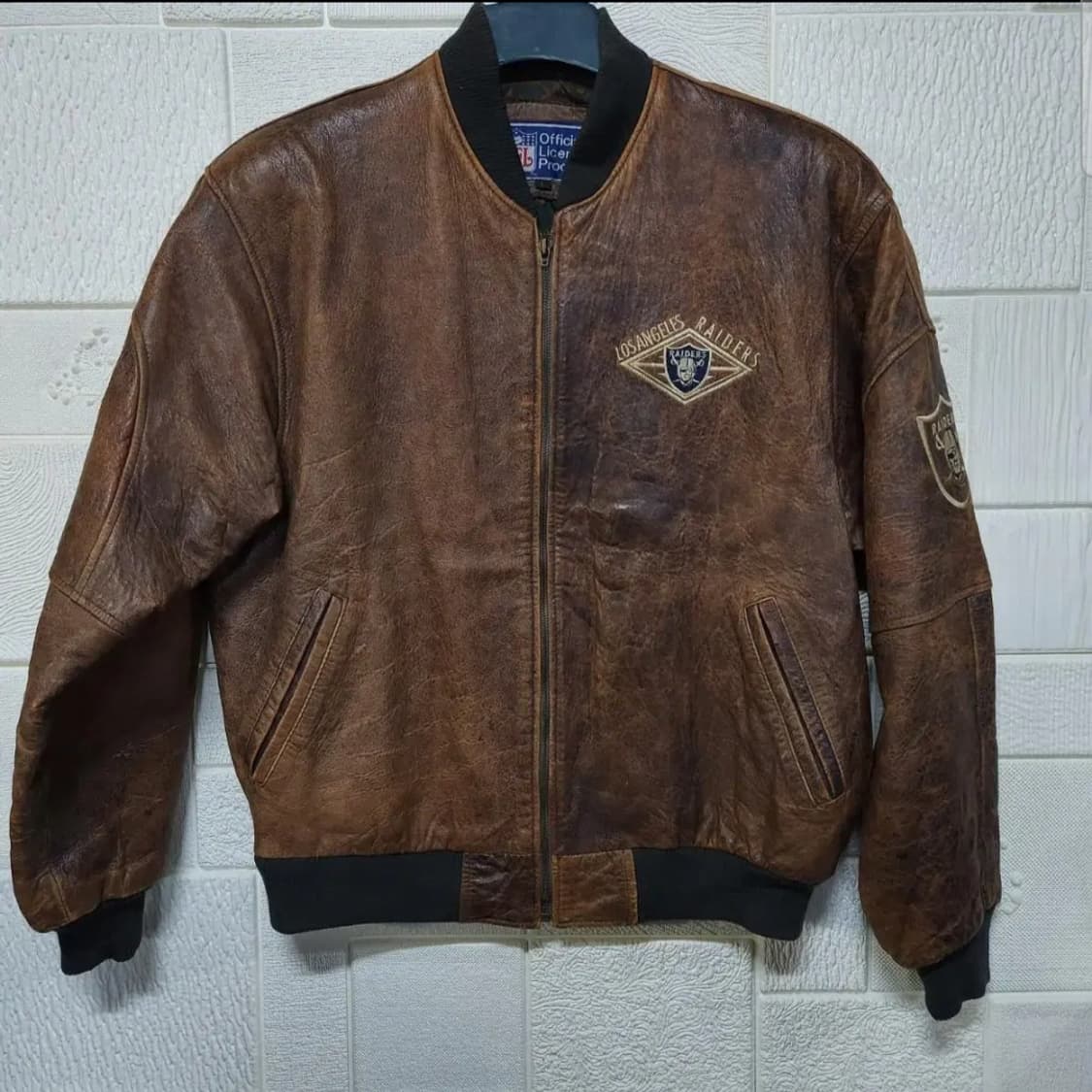 90s NFL 공식 가죽자켓 상품이미지2