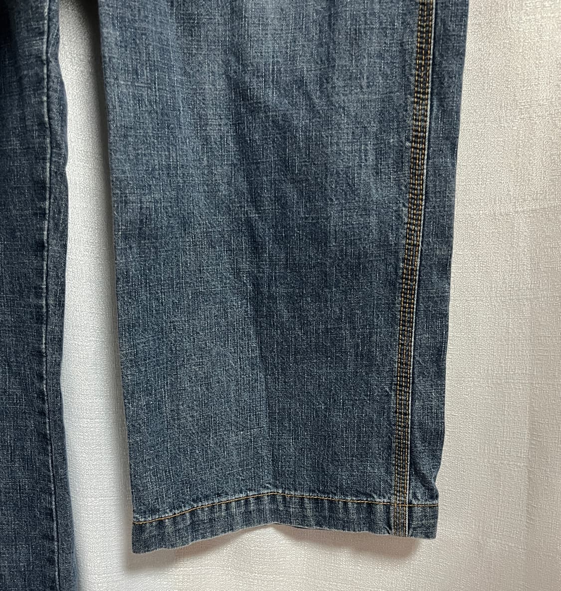 유니온베이 데님 와이드팬츠 오버롤 점프수트 M 상품이미지2