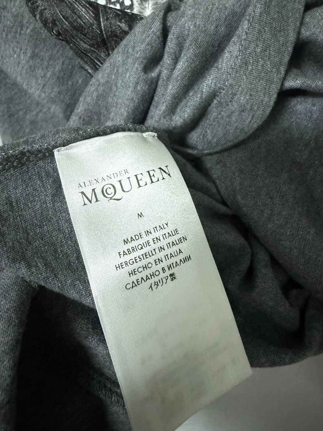 알렉산더 맥퀸 스컬 티셔츠 (alexander mcqueen) 상품이미지5