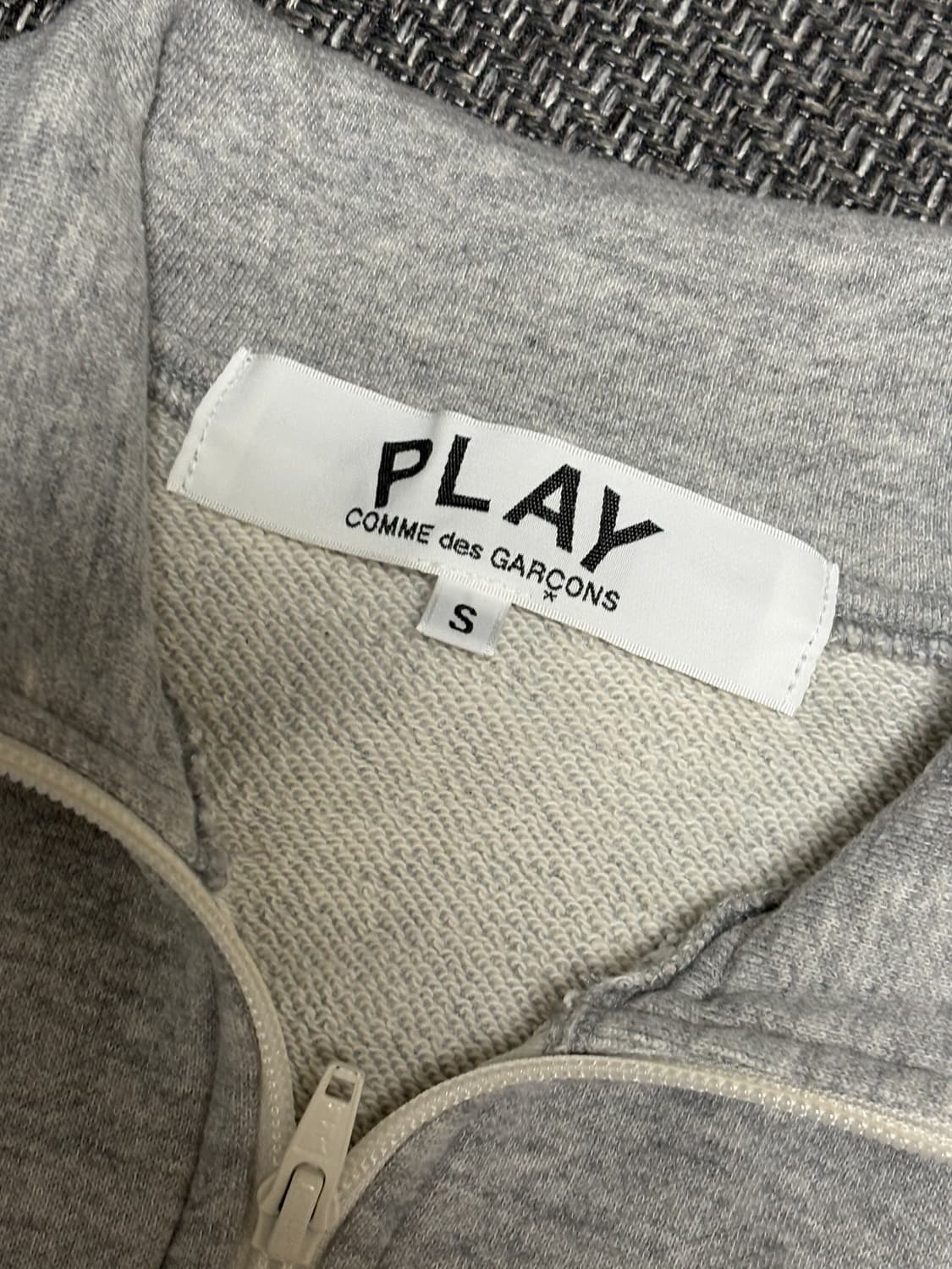 꼼데가르송 집업 맨투맨 자켓 S 상품이미지2